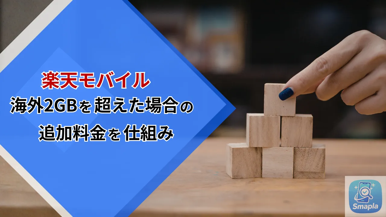 楽天モバイルで海外2GBを超えた場合の追加料金の仕組み｜超過後の速度と追加データ購入の選択肢 | スマプラ
